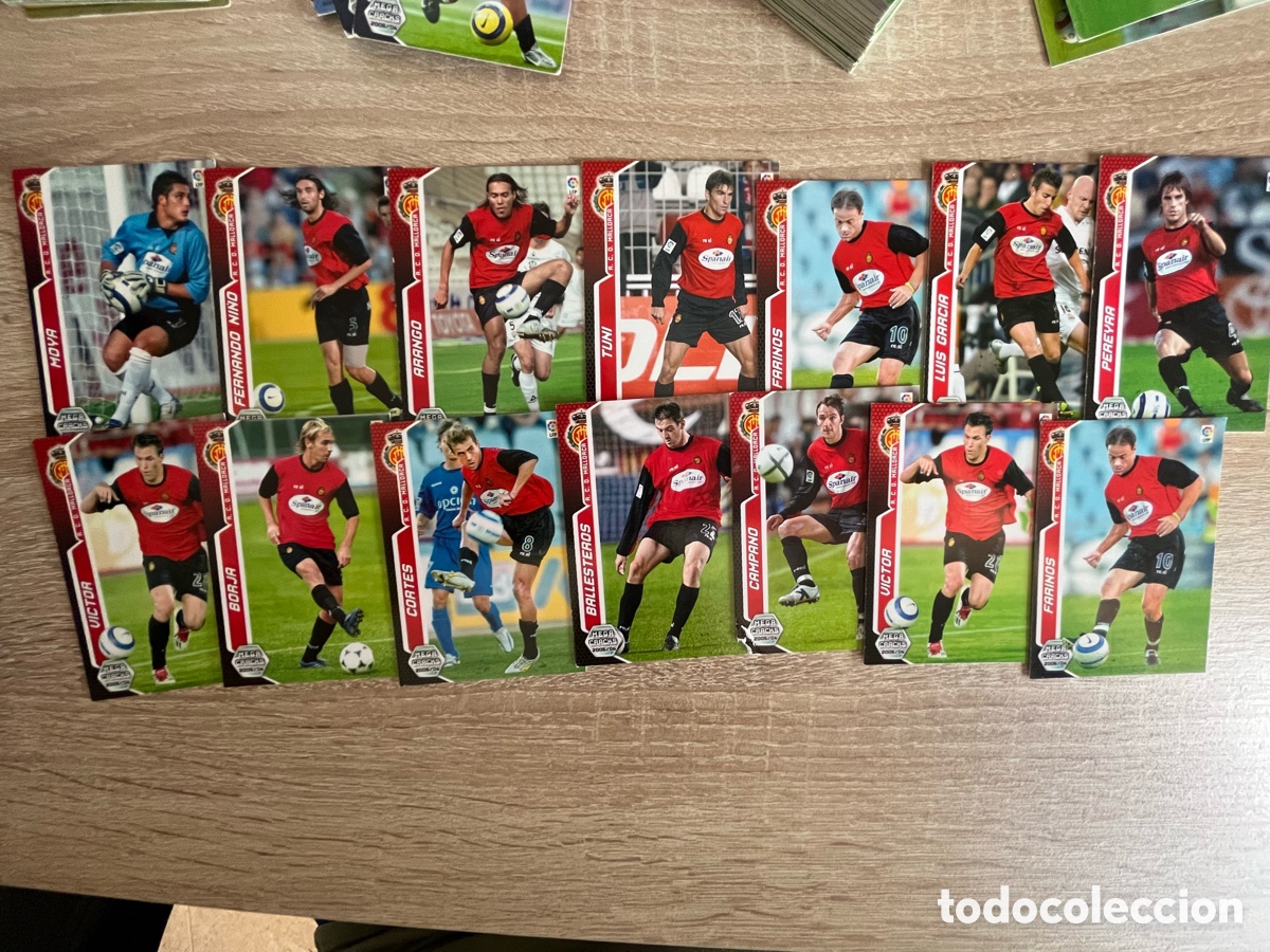 Cromos de f&uacute;tbol: MALLORCA MEGACRACKS 2005 2006 05 06 LOTE B&Aacute;SICO