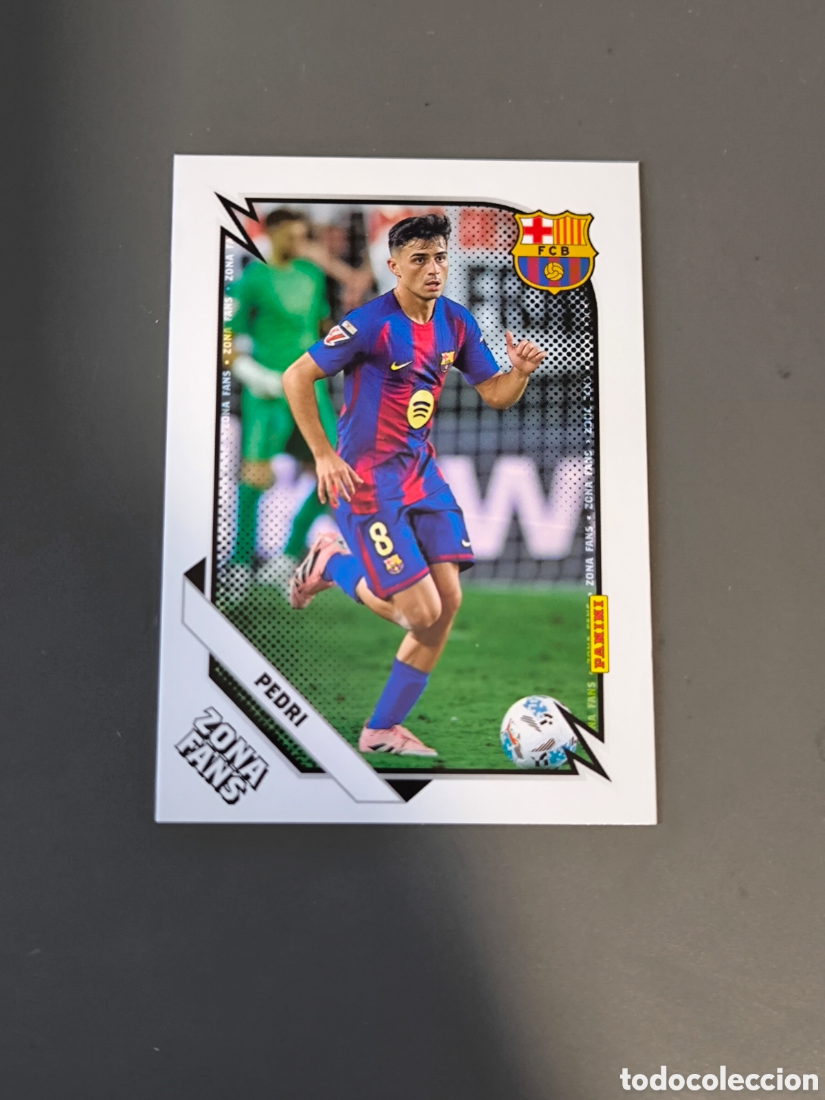 Cromos de f&uacute;tbol: PEDRI 38 Zona Fans FC Barcelona Panini Club 2026