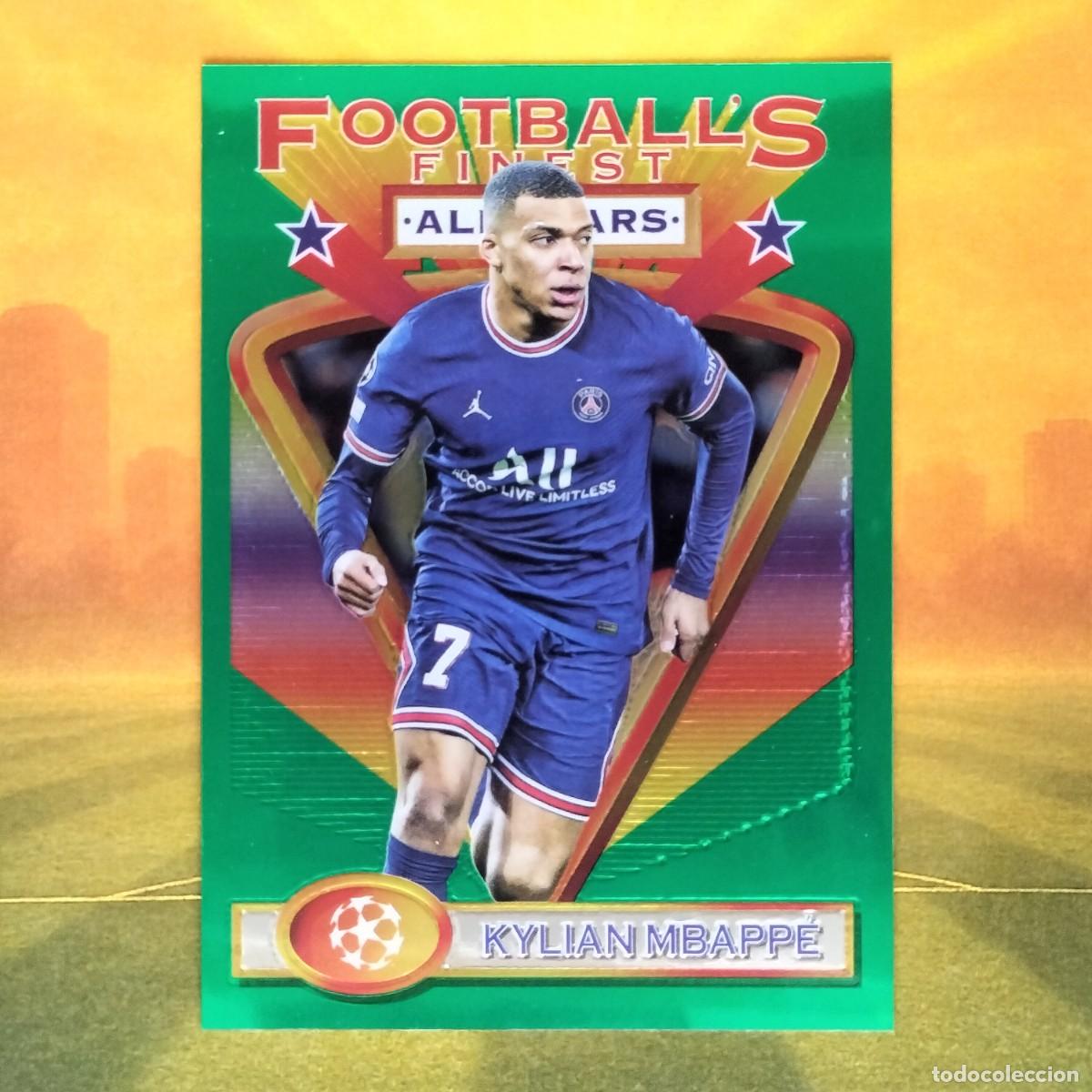 Cromos de f&uacute;tbol: #1 Kylian Mbappe | PSG Paris Saint Germain | 2021 2022 Topps Finest Flashbacks
