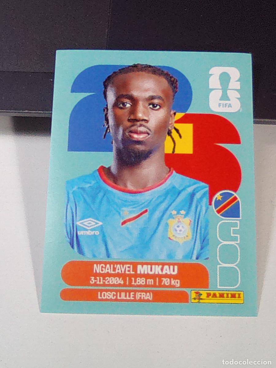 Figurine di Calcio: B30 COD 9 COD9 NGAL&acute;AVEL MUKAU CONGO COD MUNDIAL FIFA WORLD CUP 2026 STICKER PANINI