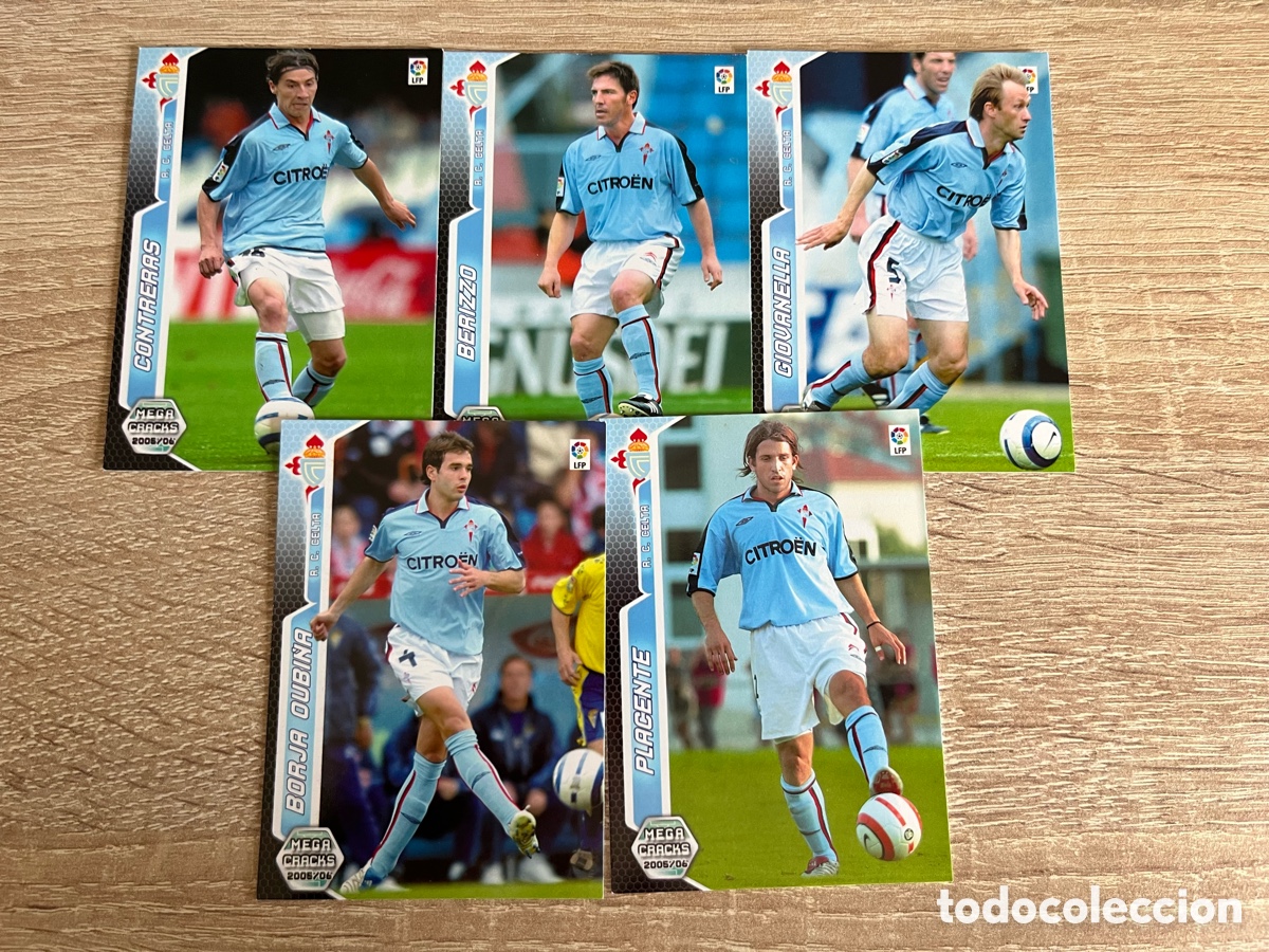 Cartes &agrave; collectionner de Football: CELTA DE VIGO MEGACRACKS MGK 2005 2006 05 06 LOTE B&Aacute;SICO