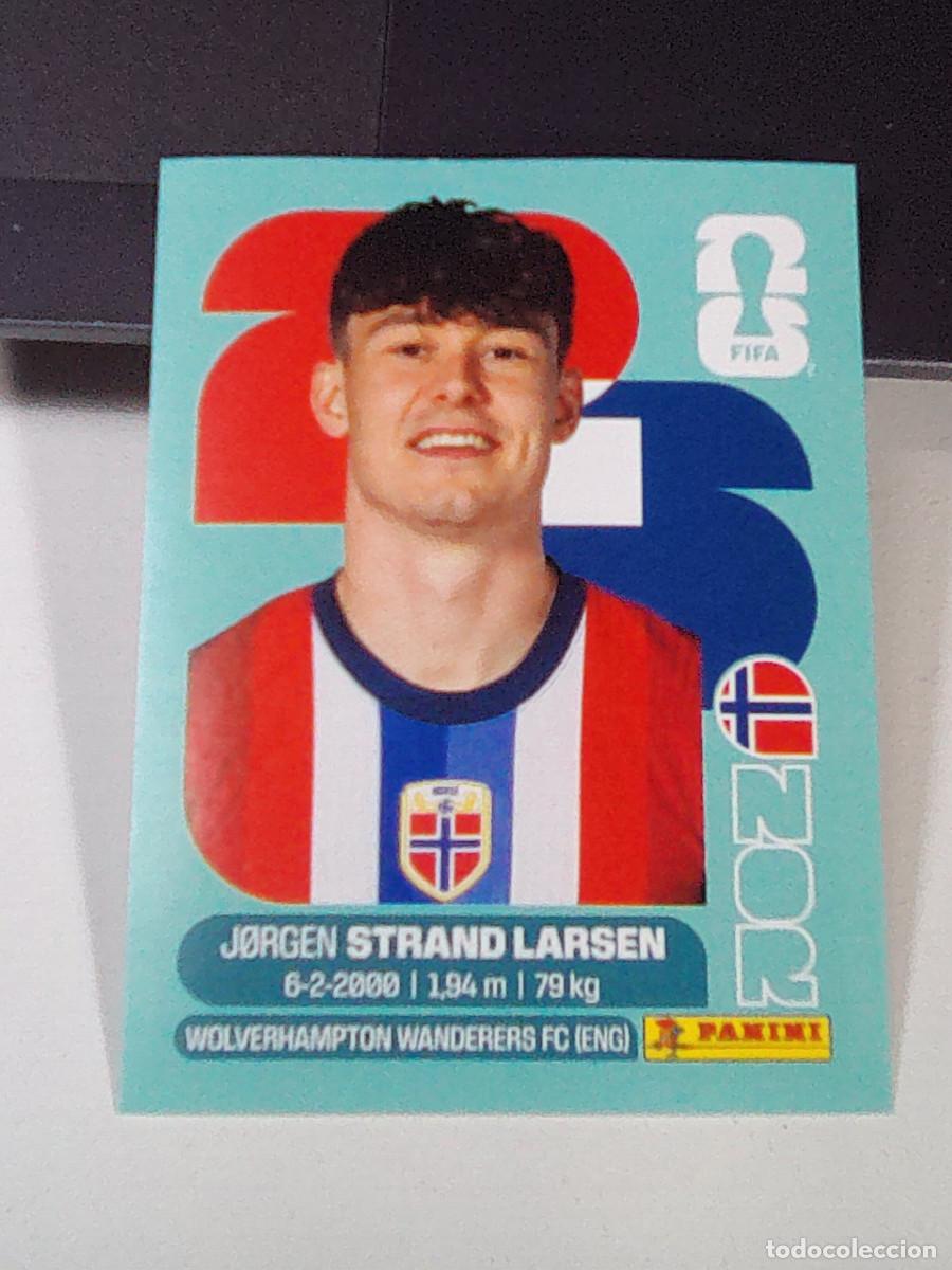 Cromos de f&uacute;tbol: B30 NOR 18 NOR18 JORGEN STRAND LARSEN NORUEGA NORWAY NOR MUNDIAL FIFA WORLD CUP 2026 STICKER PANINI
