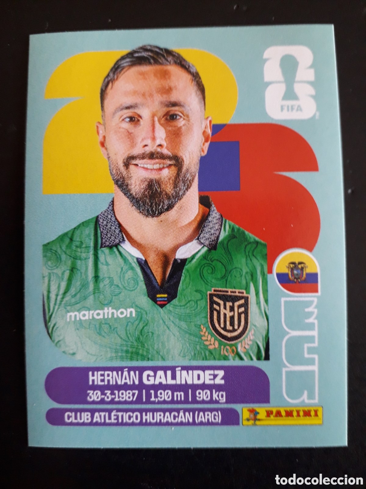 Cromos de f&uacute;tbol: GAL&Iacute;NDEZ ECUADOR ECU 2 MUNDIAL F&Uacute;TBOL 2026 FIFA WORLD CUP PANINI SIN PEGAR PEDIDO M&Iacute;NIMO 3&euro;.