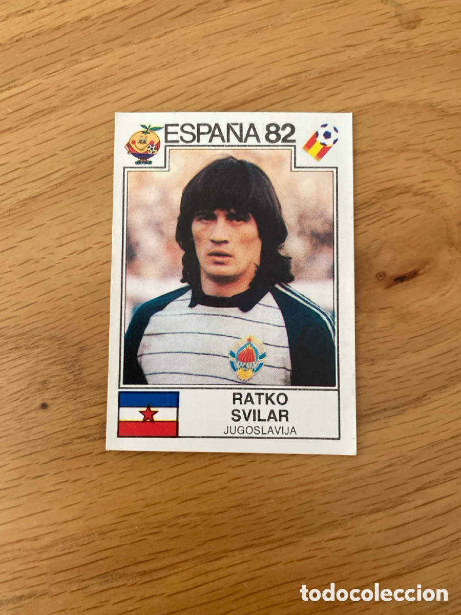 Cromos de f&uacute;tbol: Cromo panini mundial Espa&ntilde;a 82 n&uacute;mero 327 Svilar - Sticker album world cup Spain 1982