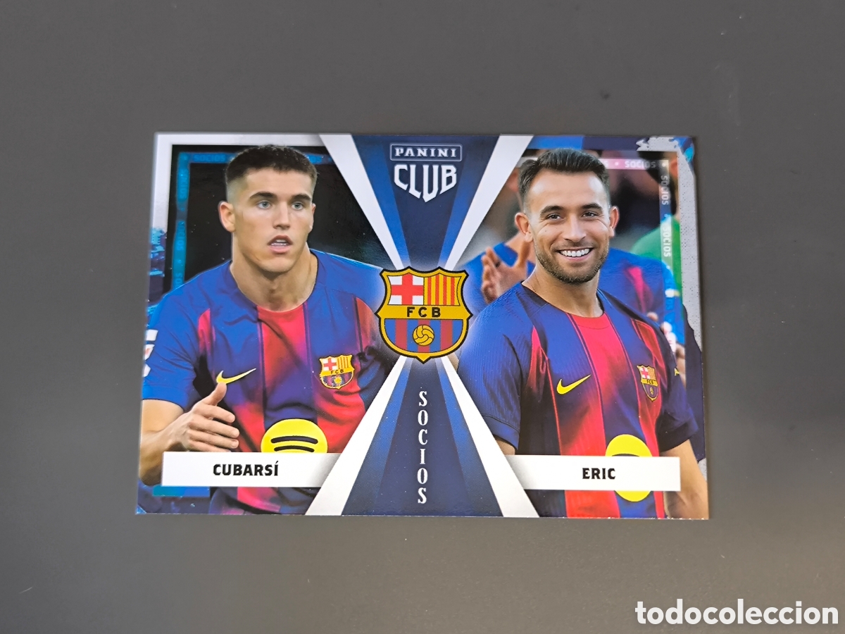 Cromos de f&uacute;tbol: SOCIOS 46 CUBARS&Iacute; / ERIC FC Barcelona Panini Club 2026