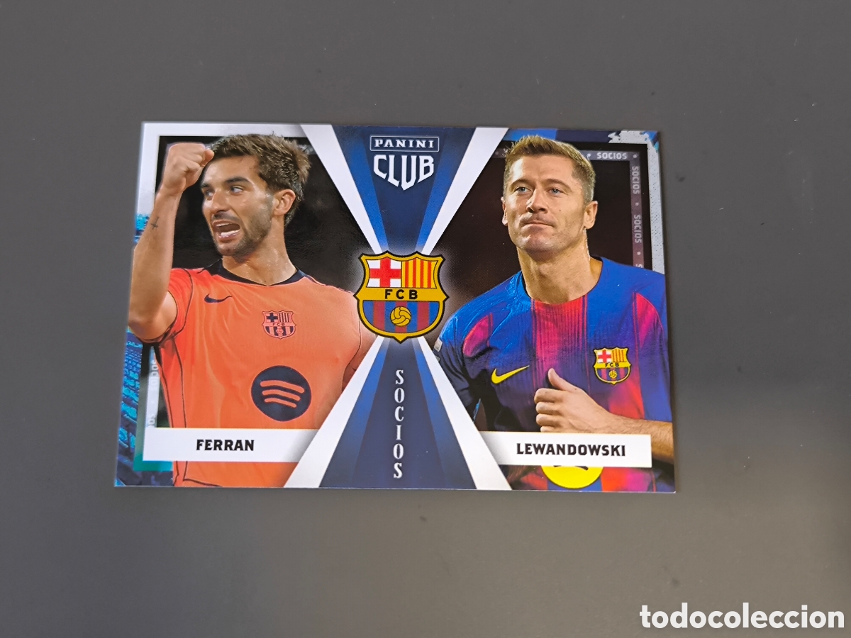 Cromos de f&uacute;tbol: SOCIOS 49 FERRAN / LEWANDOWSKI FC Barcelona Panini Club 2026