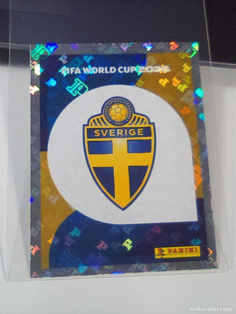 Figurine di Calcio: B30 SWE 1 SWE1 ESCUDO LOGO BADGE SUECIA SWEDEN MUNDIAL FIFA WORLD CUP 2026 STICKER PANINI