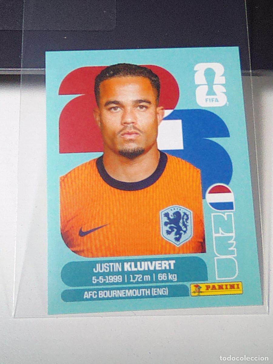 Fu&szlig;ball-Sticker: B31 NED16 JUSTIN KLUIVERT 16 PA&Iacute;SES BAJOS HOLANDA NED MUNDIAL FIFA WORLD CUP 2026 STICKER PANINI