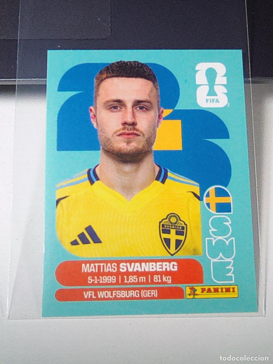 Football Stickers: B31 SWE 12 SWE12 MATTIAS SVANBERG SUECIA SWEDEN MUNDIAL FIFA WORLD CUP 2026 STICKER PANINI
