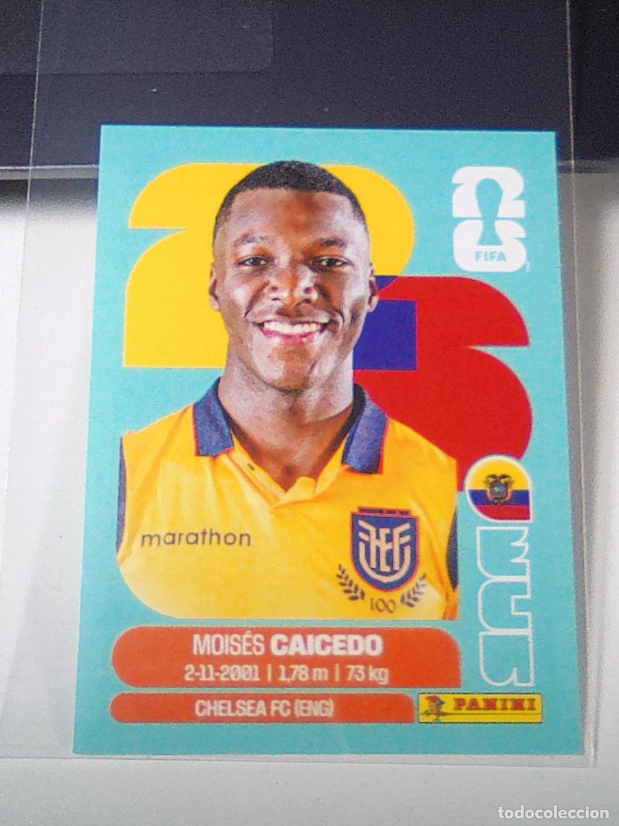 Football Stickers: B31 ECU9 MOIS&Eacute;S CAICEDO 9 ECUADOR ECU MUNDIAL FIFA WORLD CUP 2026 STICKER PANINI
