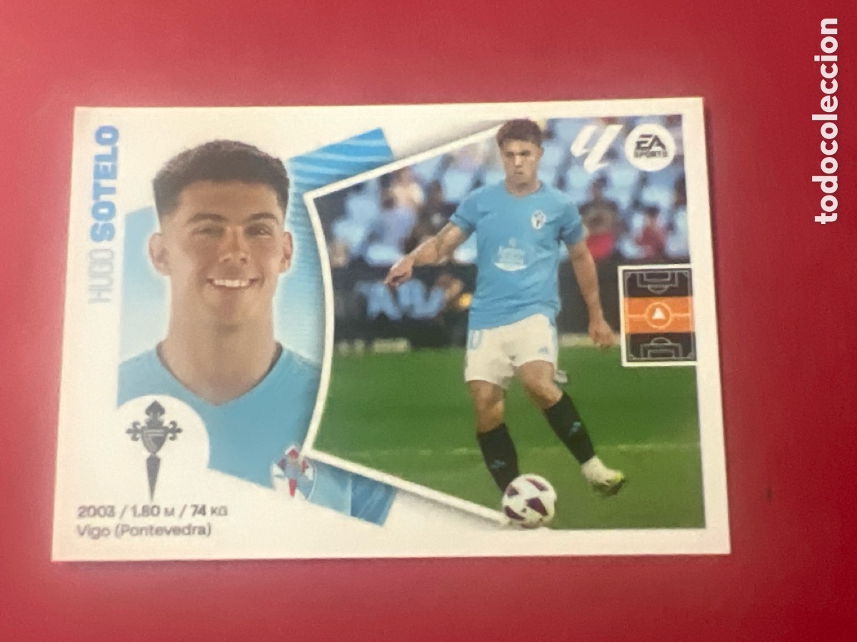 Cromos de f&uacute;tbol: E1482. 15B Hugo Sotelo, RC Celta de Vigo, Panini Ediciones Liga Este 2024 2025 24 25, 15 B
