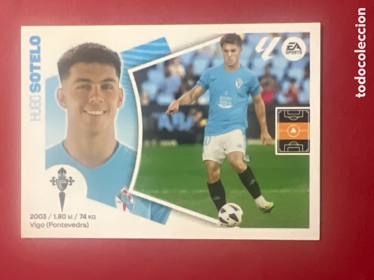Football Stickers: E1484. 15B Hugo Sotelo, RC Celta de Vigo, Panini Ediciones Liga Este 2024 2025 24 25, 15 B