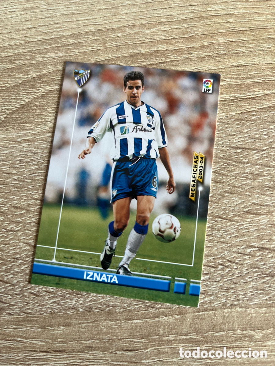 Football Stickers: 170 IZNATA MEGAFICHAS MEGACRACKS 2003 2004 03 04 M&Aacute;LAGA CF