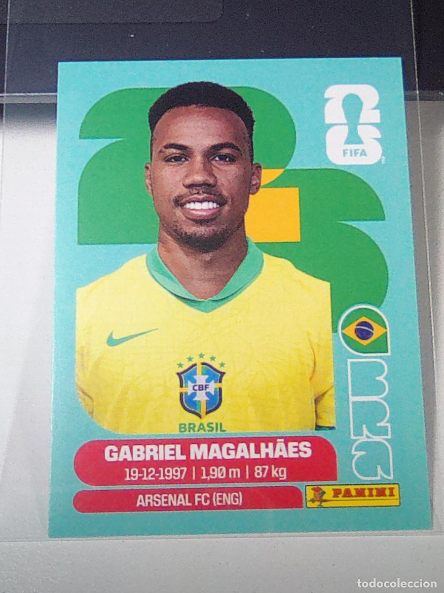 Football Stickers: B31 BRA6 GABRIEL MAGALH&Atilde;ES 6 BRAZIL BRASIL BRA MUNDIAL FIFA WORLD CUP 2026 STICKER PANINI
