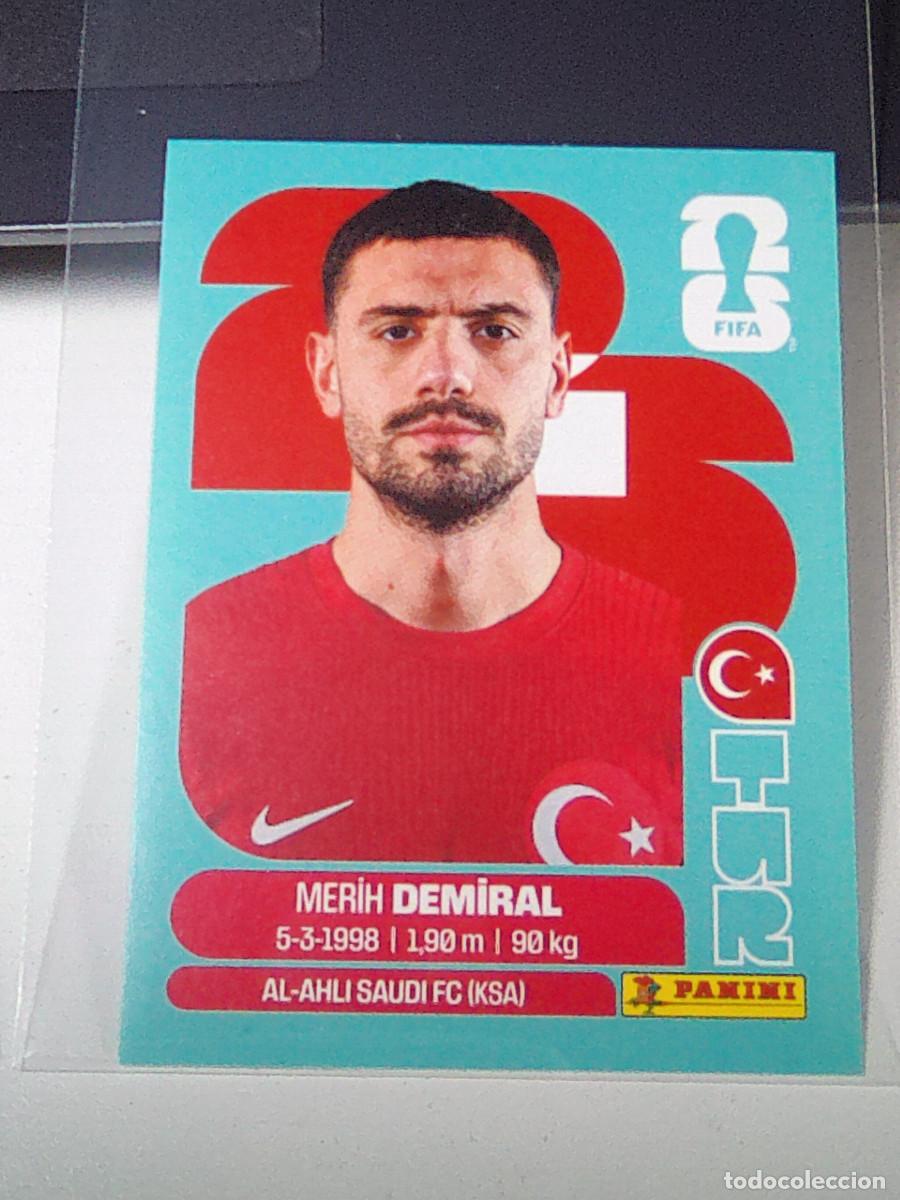 Football Stickers: B31 TUR7 MERİH DEMİRAL 7 TURQU&Iacute;A TURQUEY TUR MUNDIAL FIFA WORLD CUP 2026 STICKER PANINI