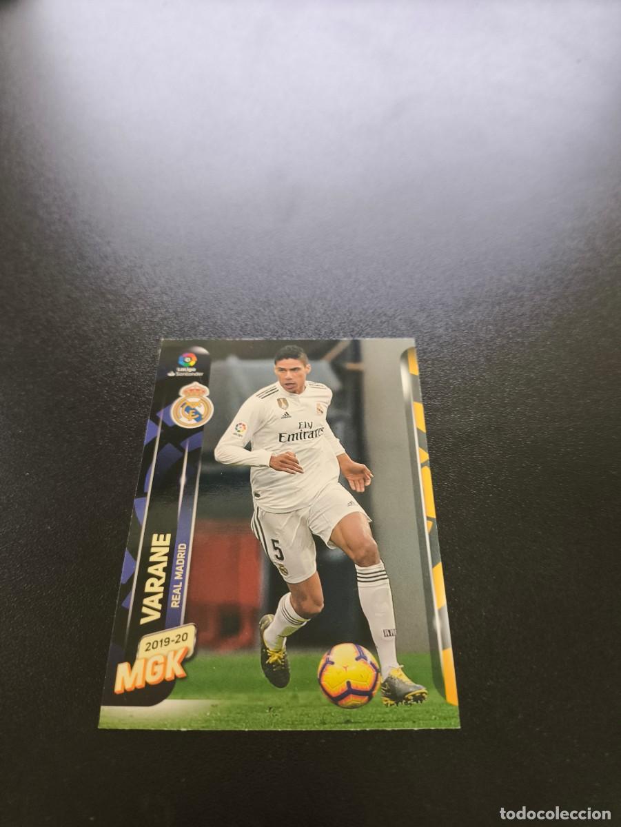 Cromos de f&uacute;tbol: 221 Raphael Varane REAL MADRID PANINI LIGA MECRACRACKS MGK 2019 2020 19 20 NO ESTE