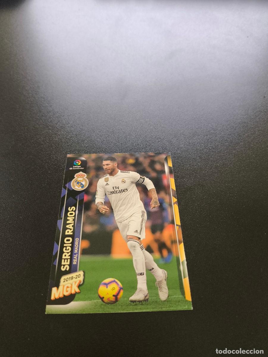 Cromos de f&uacute;tbol: 222 Sergio Ramos REAL MADRID PANINI LIGA MECRACRACKS MGK 2019 2020 19 20 NO ESTE