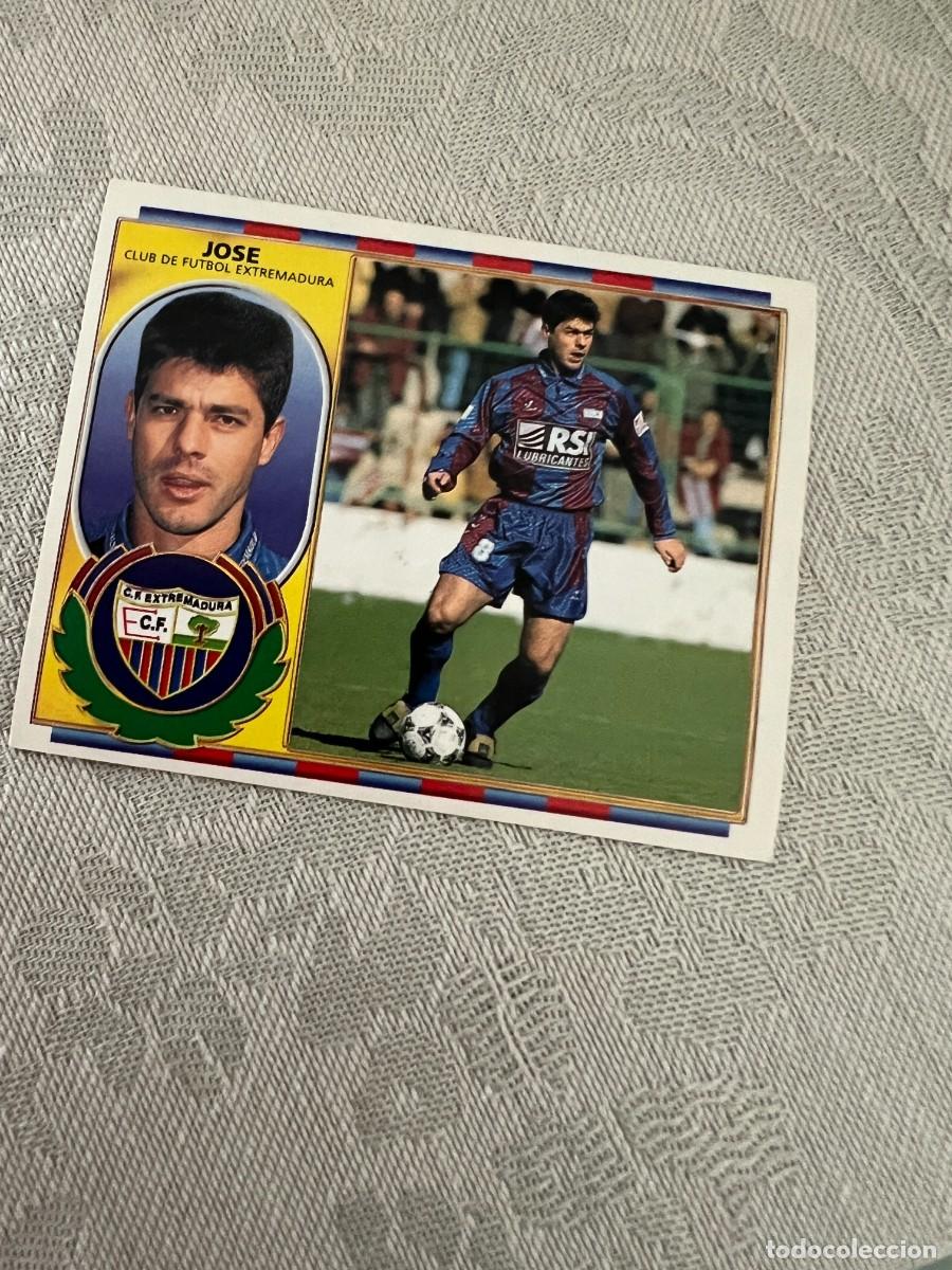 Cromos de f&uacute;tbol: JOSE EXTREMADURA SIN PEGAR EDICIONES ESTE 1996/97