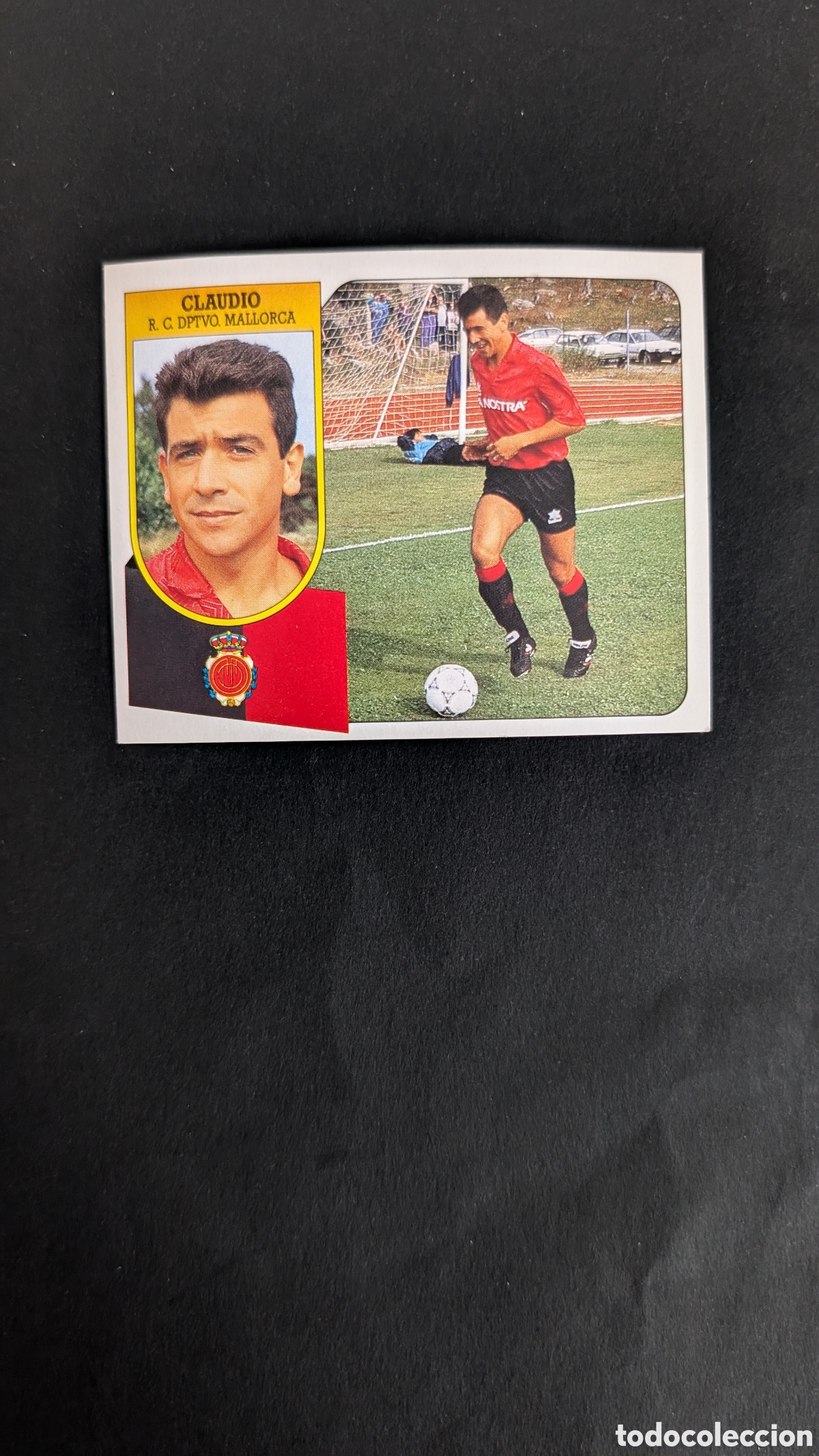 Cromos de Futebol: CLAUDIO MALLORCA BAJA CART&Oacute;N LIGA ESTE 1991/92 91 92 NUNCA PEGADO SIN PEGAR