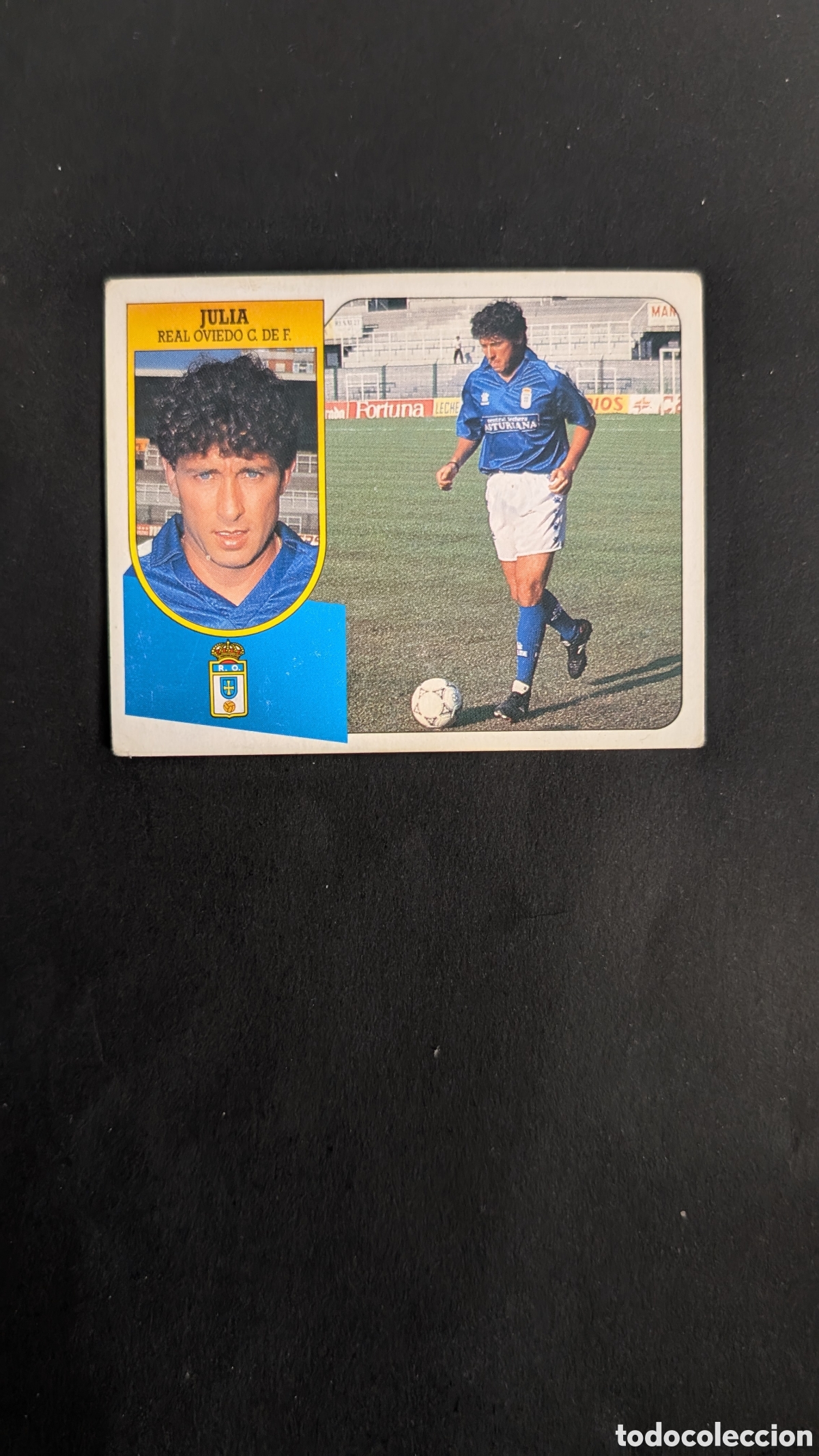 Cromos de Futebol: JULIA OVIEDO BAJA CART&Oacute;N LIGA ESTE 1991/92 91 92 NUNCA PEGADO SIN PEGAR