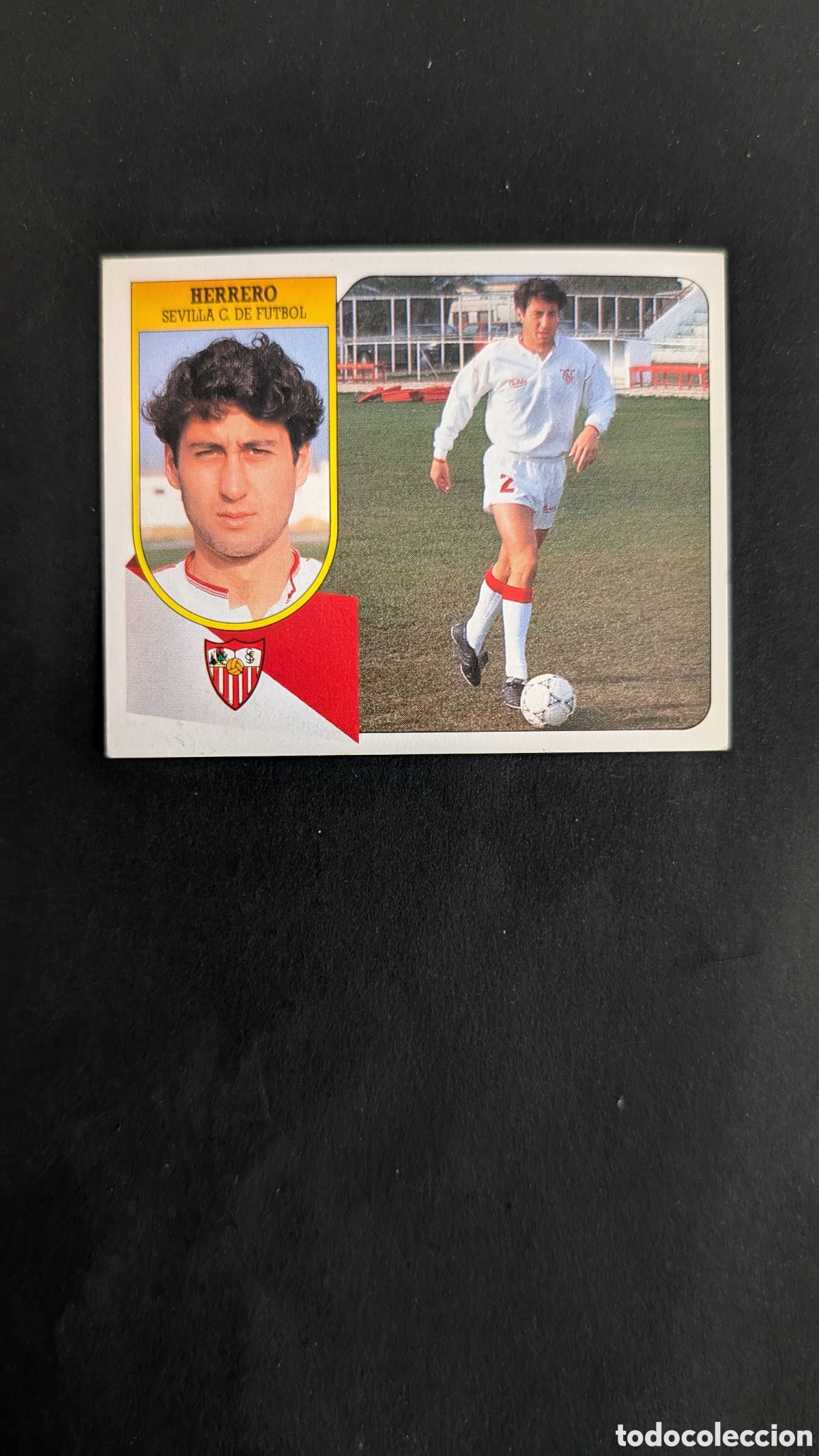 Cromos de Futebol: HERRERO SEVILLA BAJA CART&Oacute;N LIGA ESTE 1991/92 91 92 NUNCA PEGADO SIN PEGAR