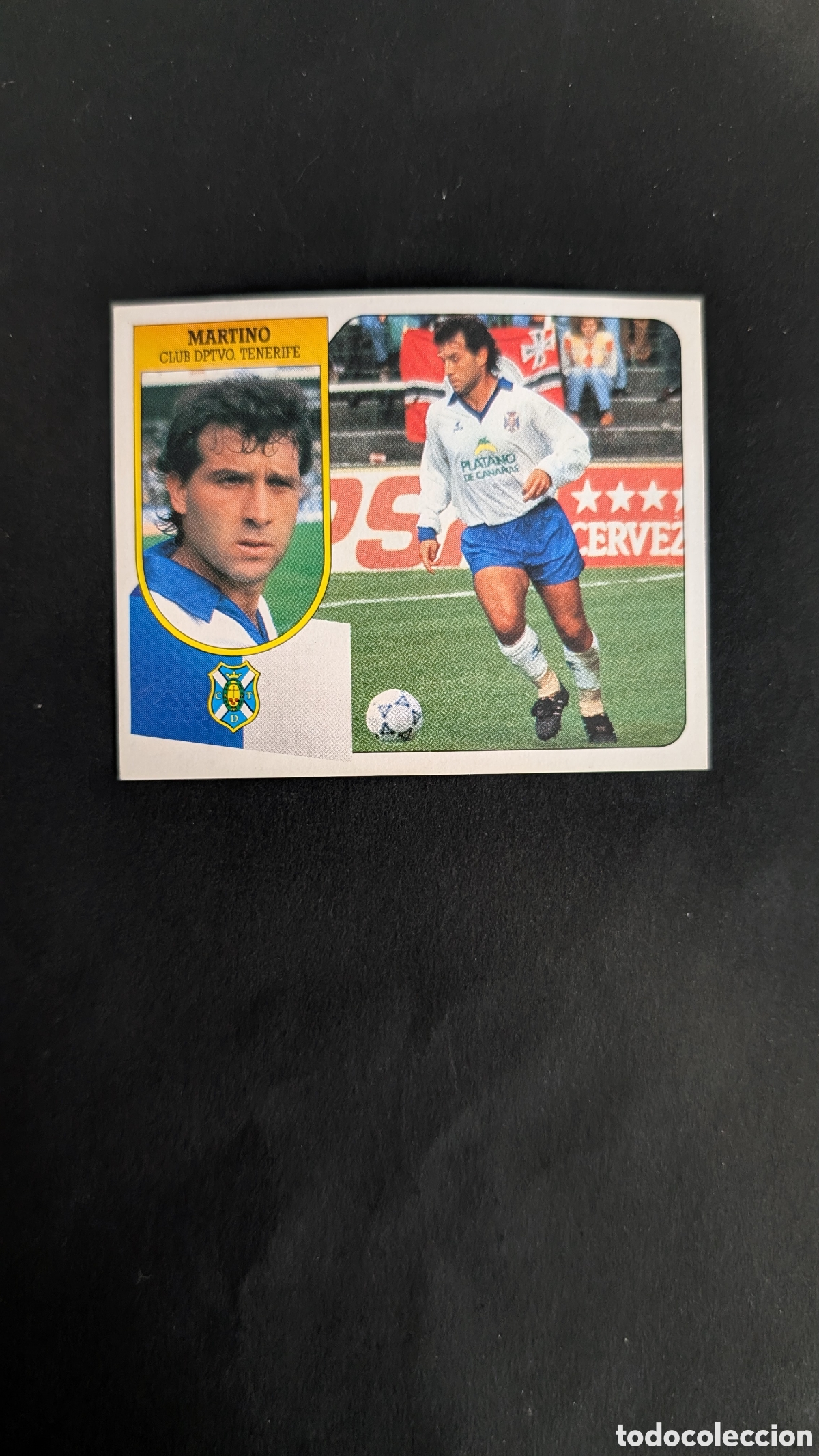 Cromos de Futebol: TATA MARTINO TENERIFE BAJA CART&Oacute;N LIGA ESTE 1991/92 91 92 NUNCA PEGADO SIN PEGAR