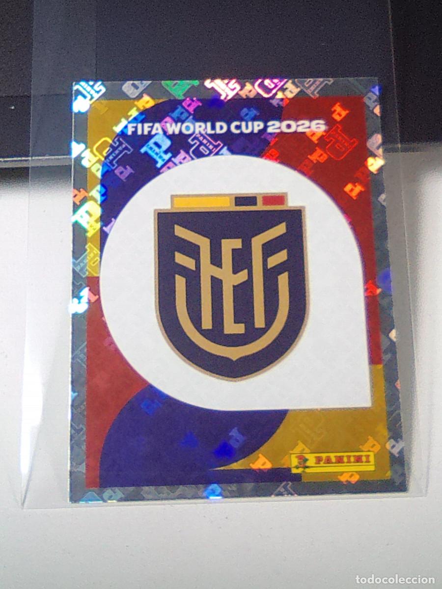Cromos de f&uacute;tbol: B31 ECU1 EMBLEM ESCUDO 1 ECUADOR ECU MUNDIAL FIFA WORLD CUP 2026 STICKER PANINI