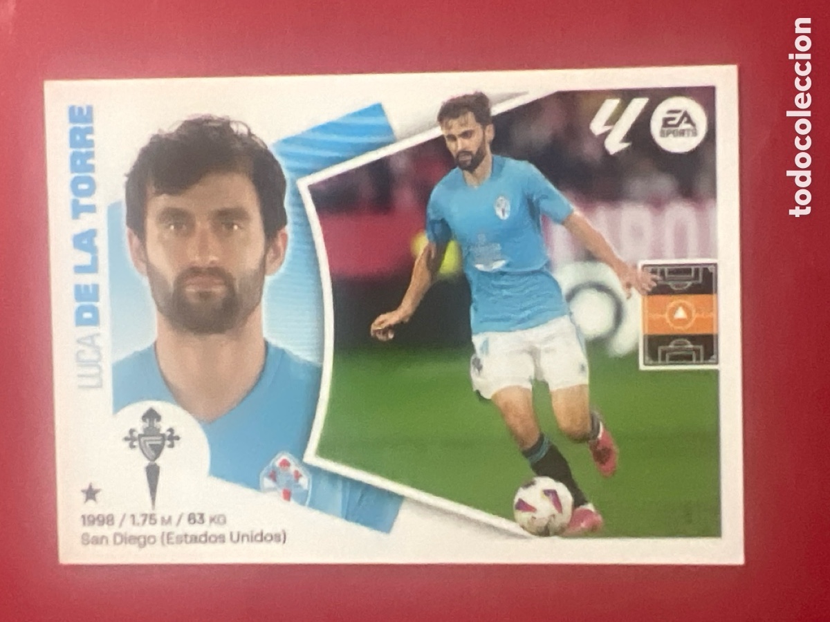 Cromos de f&uacute;tbol: E1489. LUCA DE LA TORRE - RC CELTA N&ordm; 13 LIGA ESTE 2024 2025 - 24 25