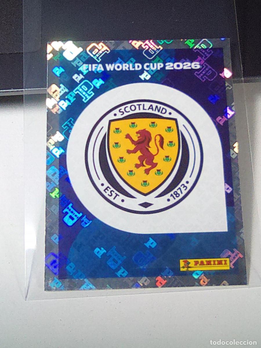 Cromos de f&uacute;tbol: B31 SCO1 SCO 1 ESCUDO LOGO BADGE ESCOCIA / SCOTLAND MUNDIAL FIFA WORLD CUP 2026 STICKER PANINI