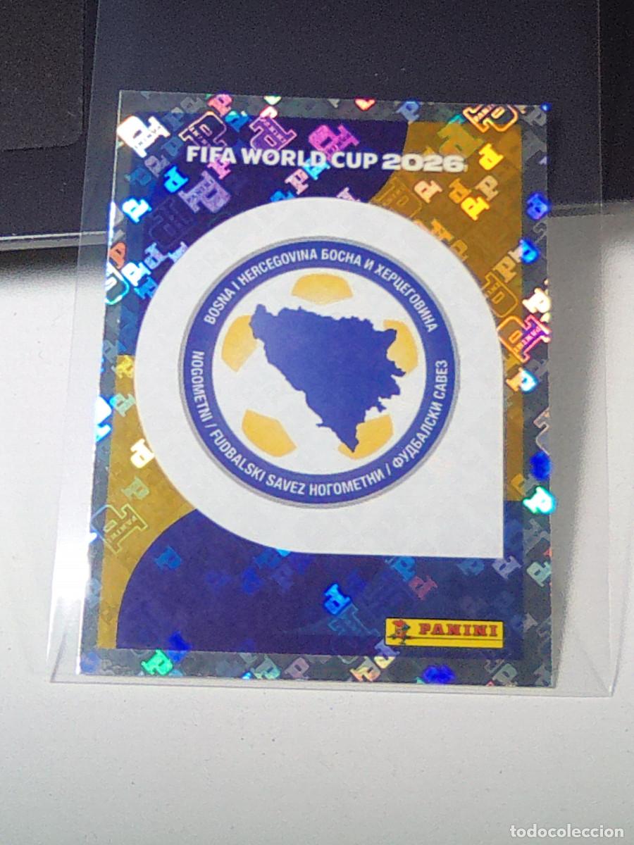 Cromos de f&uacute;tbol: B31 BIH1 EMBLEM ESCUDO 1 BOSNIA HERZEGOVINA BIH MUNDIAL FIFA WORLD CUP 2026 STICKER PANINI