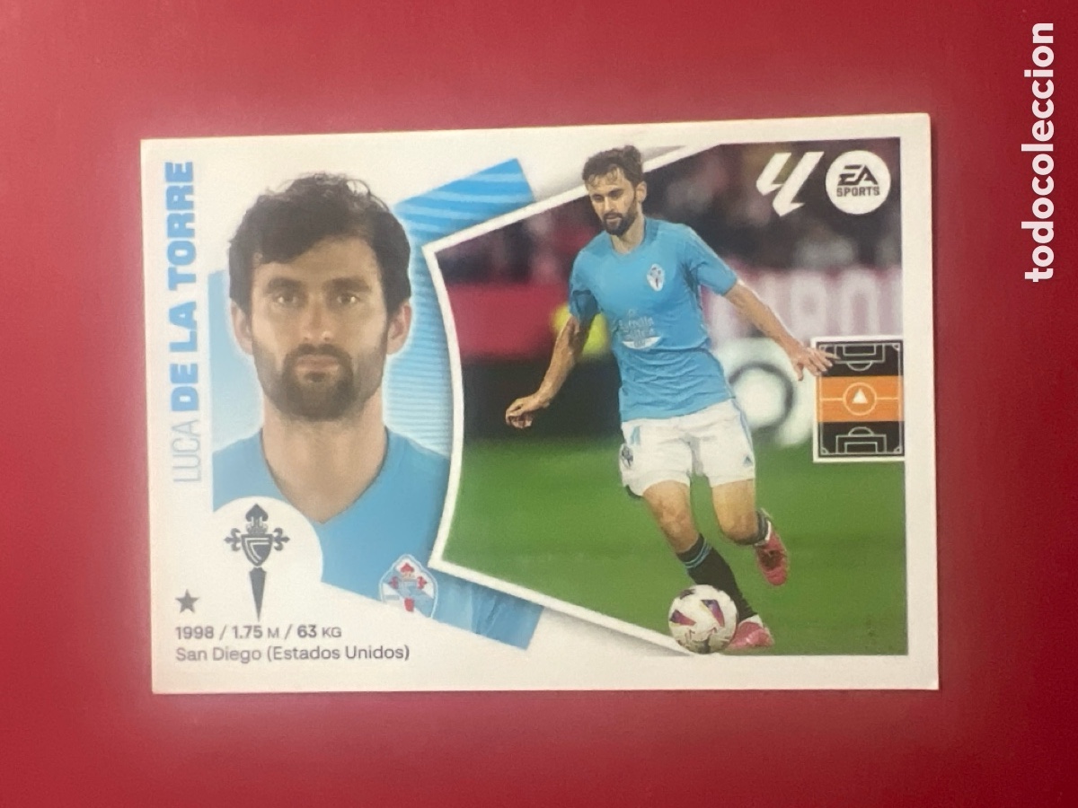 Cromos de f&uacute;tbol: E1490. LUCA DE LA TORRE - RC CELTA N&ordm; 13 LIGA ESTE 2024 2025 - 24 25