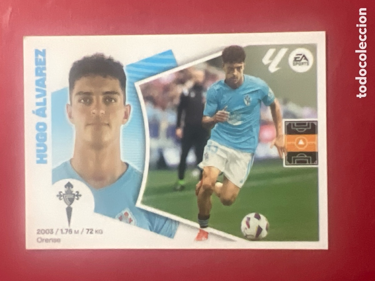 Cromos de f&uacute;tbol: E1491. 12 Hugo &Aacute;lvarez, RC Celta de Vigo, Panini Ediciones Liga Este 2024 2025 24 25