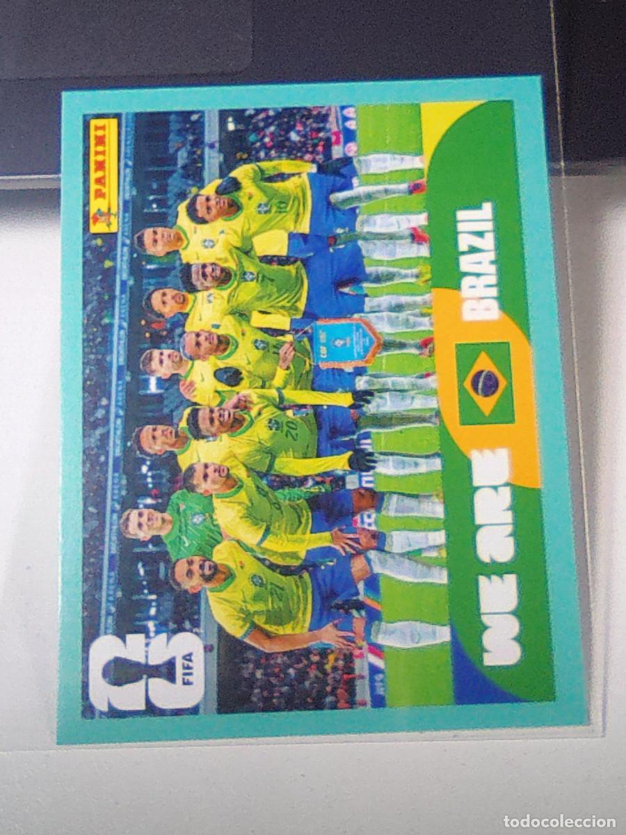 Cromos de f&uacute;tbol: B31 BRA13 TEAM PHOTO EQUIPO 13 BRAZIL BRASIL BRA MUNDIAL FIFA WORLD CUP 2026 STICKER PANINI