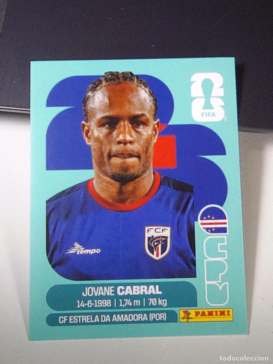 Cromos de f&uacute;tbol: B32 CPV16 JOVANE CABRAL 16 CABO VERDE CAPE CPV MUNDIAL FIFA WORLD CUP 2026 STICKER PANINI