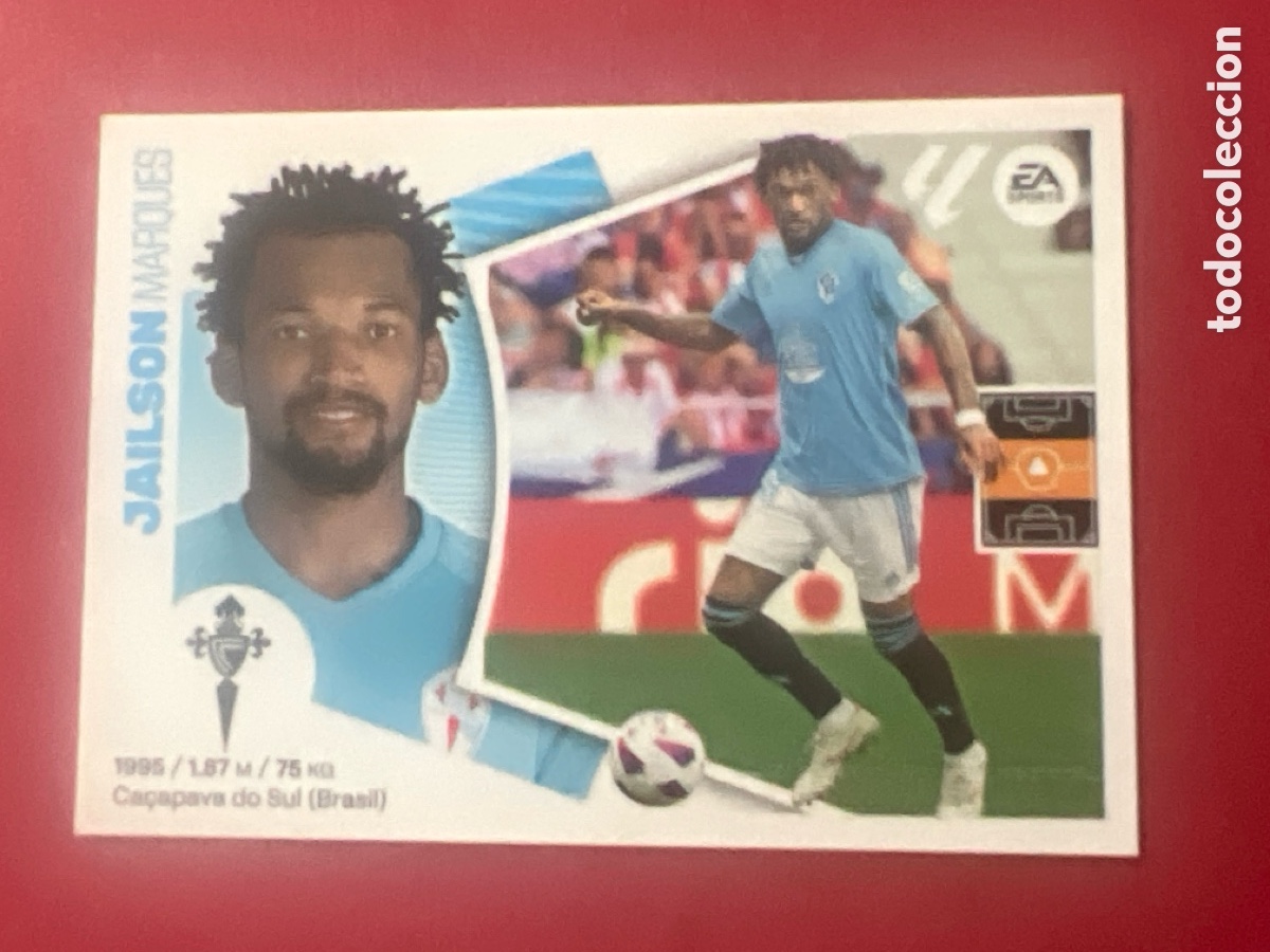 Cromos de f&uacute;tbol: E1496. 11 Jailson, RC Celta de Vigo, Panini Ediciones Liga Este 2024 2025 24 25