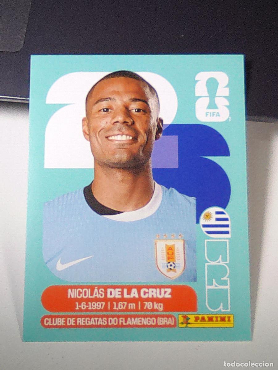 Cromos de f&uacute;tbol: B32 URU15 NICOL&Aacute;S DE LA CRUZ 15 URUGUAY URU MUNDIAL FIFA WORLD CUP 2026 STICKER PANINI