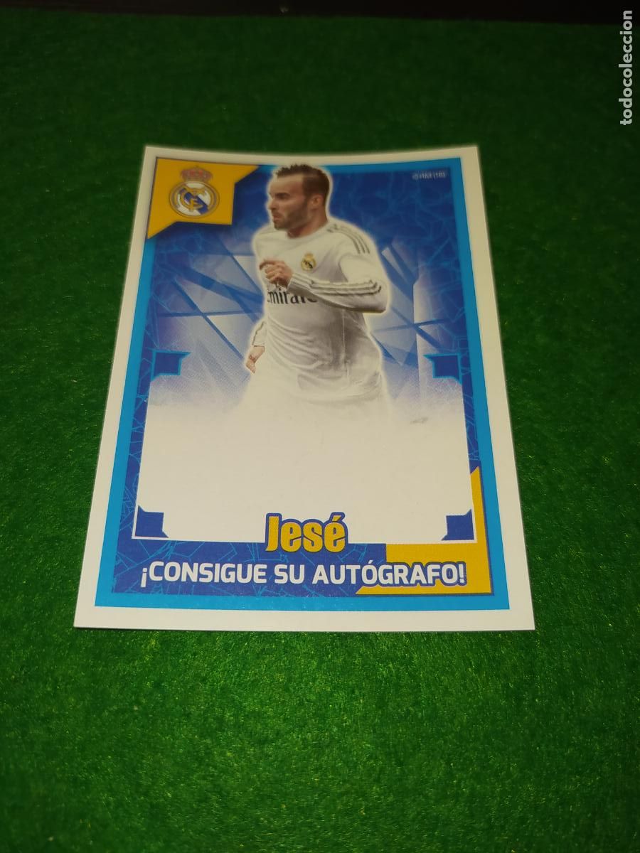 Cromos de f&uacute;tbol: COLECCION OFICIAL DEL REAL MADRID 2015 2016 - N&ordm; 135 JESE CONSIGUE SU AUTOGRAFO