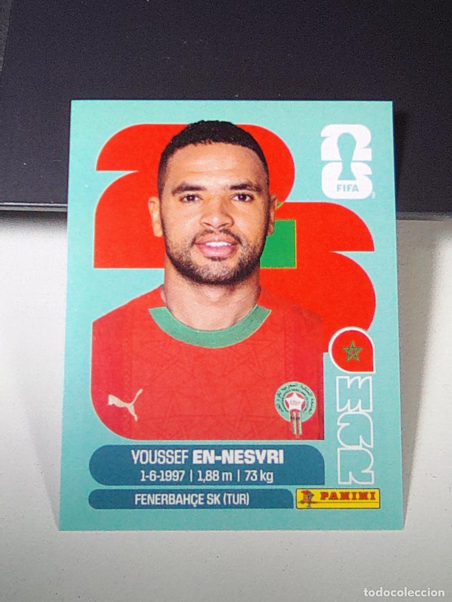 Cromos de f&uacute;tbol: B32 MAR16 YOUSSEF EN-NESYRI 16 MARRUECOS MAR MUNDIAL FIFA WORLD CUP 2026 STICKER PANINI