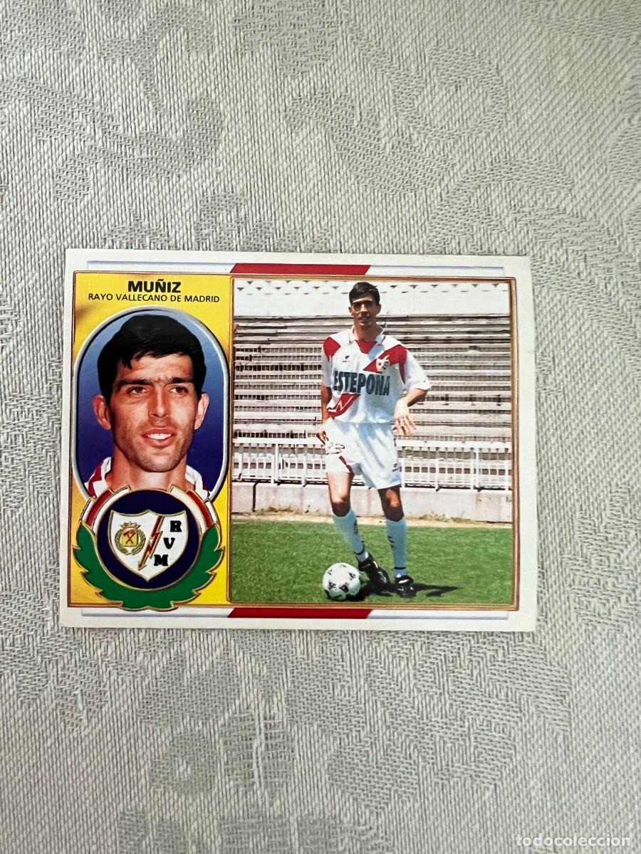 Cromos de f&uacute;tbol: MU&Ntilde;IZ RAYO VALLECANO COLOCA SIN PEGAR EDICIONES ESTE 1996/97