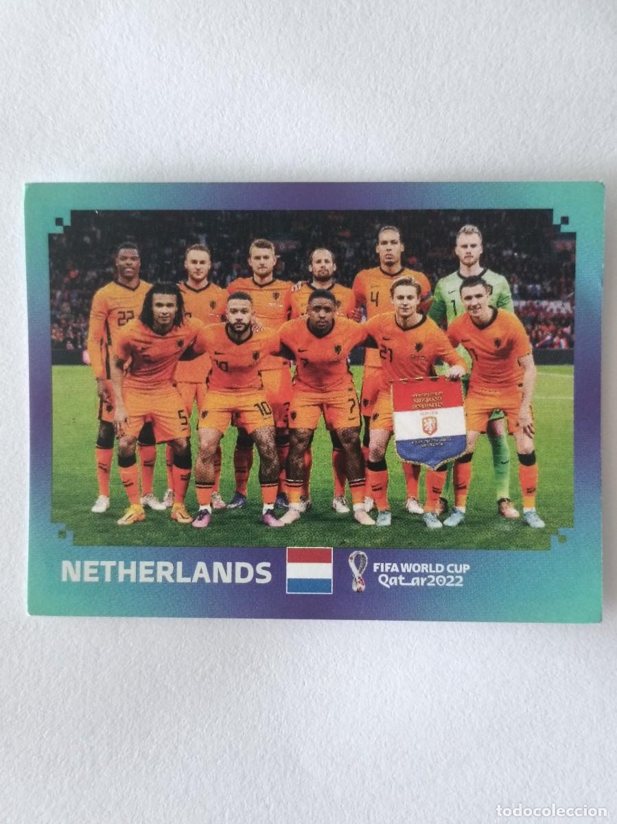 Figurine di Calcio: #NED 1 EQUIPO (PAISES BAJOS) MUNDIAL QATAR 2022 PANINI