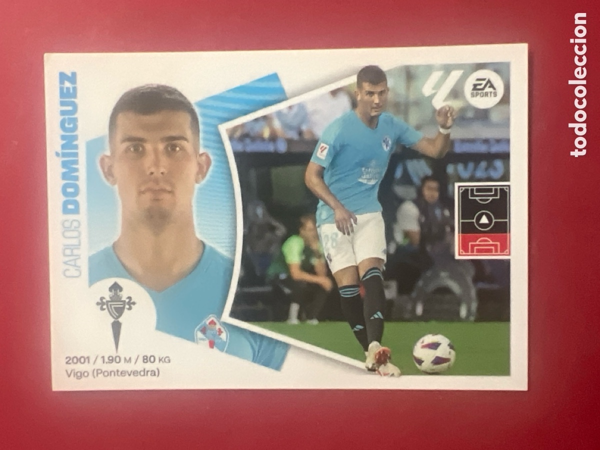 Figurine di Calcio: E1501. 8 Carlos Dom&iacute;nguez, RC Celta de Vigo, Panini Ediciones Liga Este 2024 2025 24 25