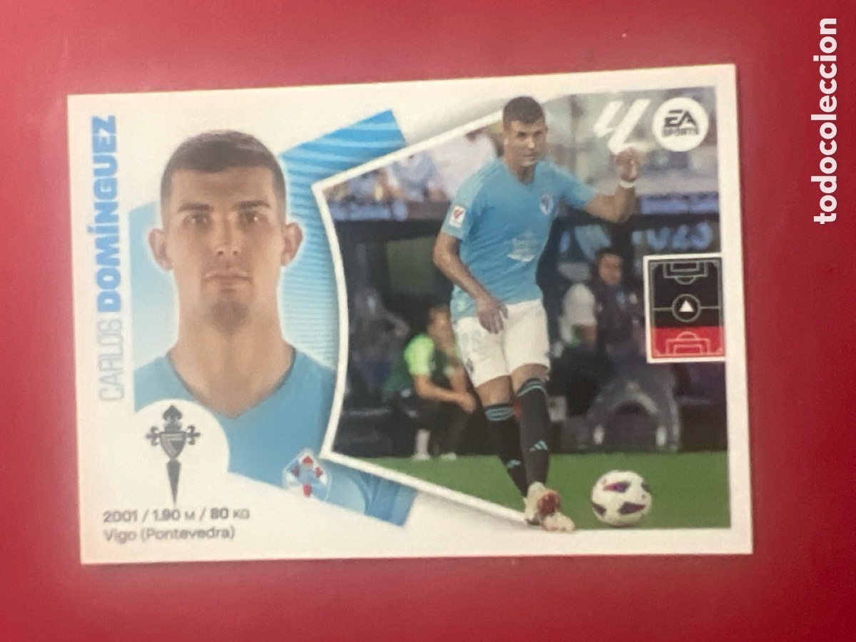 Figurine di Calcio: E1502. 8 Carlos Dom&iacute;nguez, RC Celta de Vigo, Panini Ediciones Liga Este 2024 2025 24 25