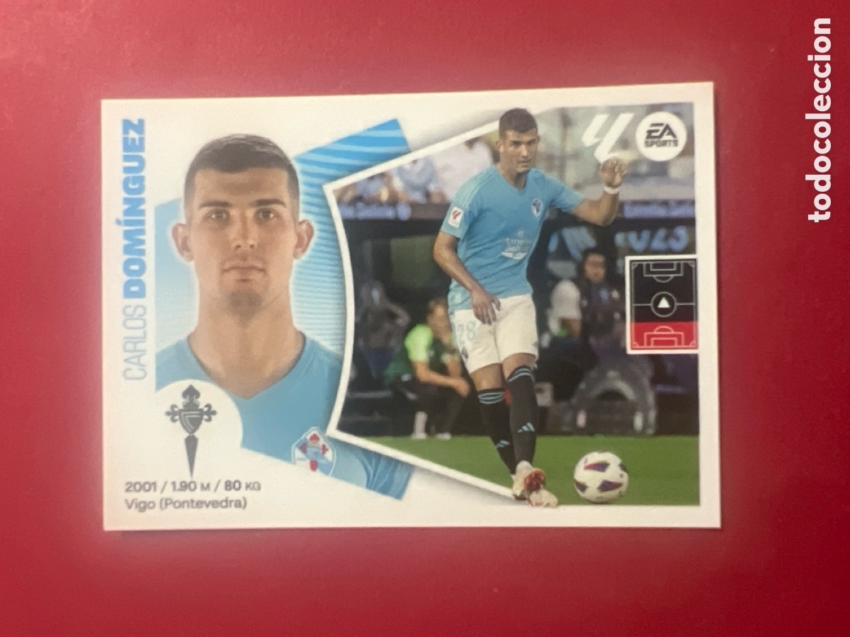 Fu&szlig;ball-Sticker: E1504. 8 Carlos Dom&iacute;nguez, RC Celta de Vigo, Panini Ediciones Liga Este 2024 2025 24 25