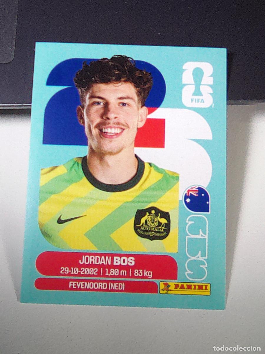 Fu&szlig;ball-Sticker: B32 AUS 6 AUS6 JORDAN BOS AUSTRALIA AUSTRALIA AUS MUNDIAL FIFA WORLD CUP 2026 STICKER PANINI