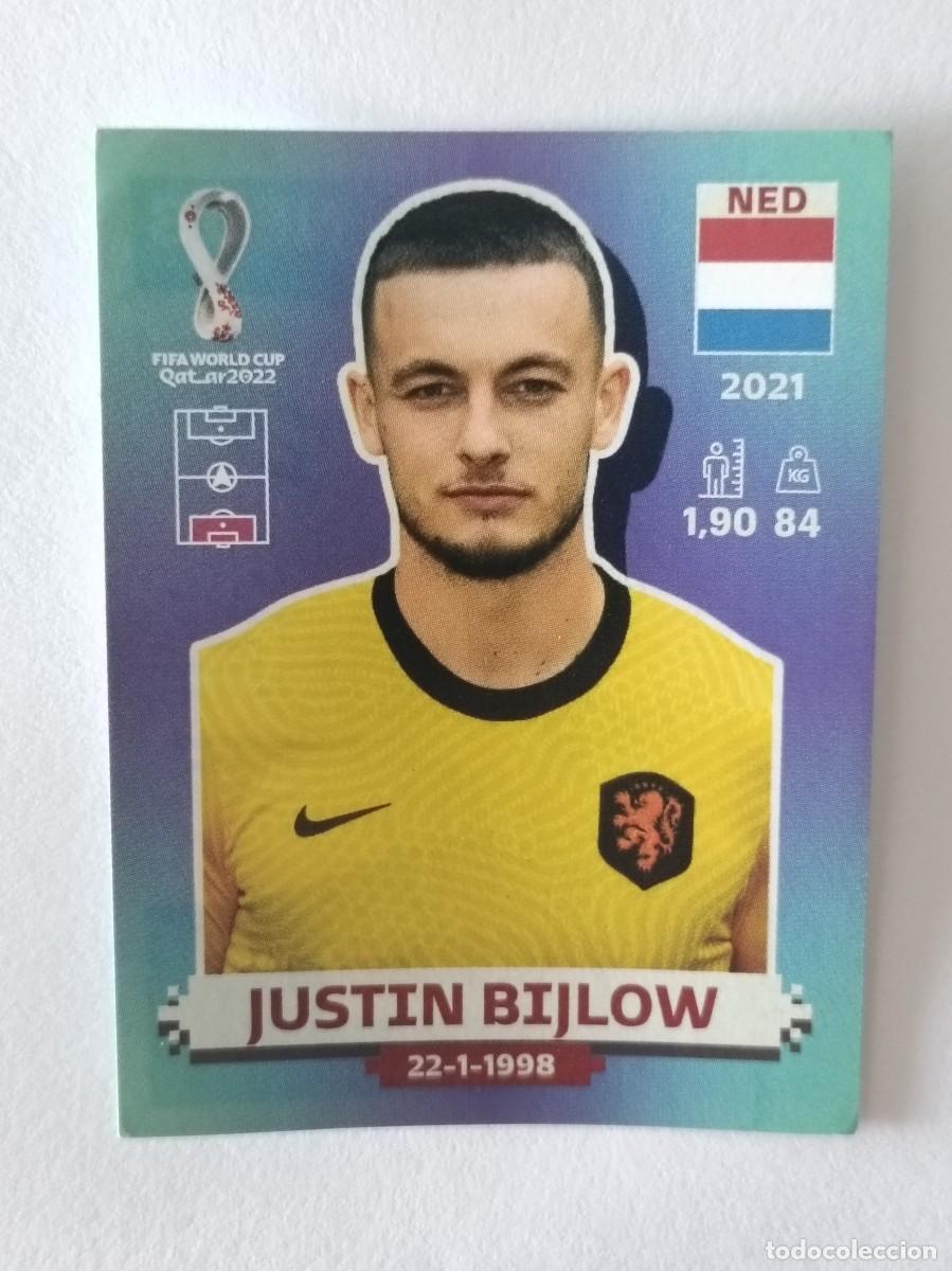 Figurine di Calcio: #NED 3 JUSTIN BIJLOW (PAISES BAJOS) MUNDIAL QATAR 2022 PANINI