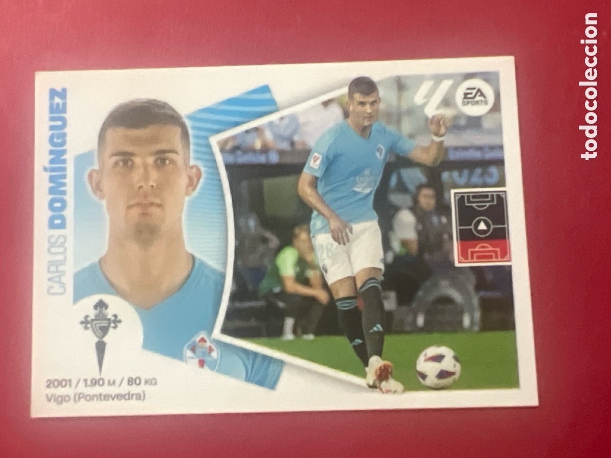 Figurine di Calcio: E1506. 8 Carlos Dom&iacute;nguez, RC Celta de Vigo, Panini Ediciones Liga Este 2024 2025 24 25