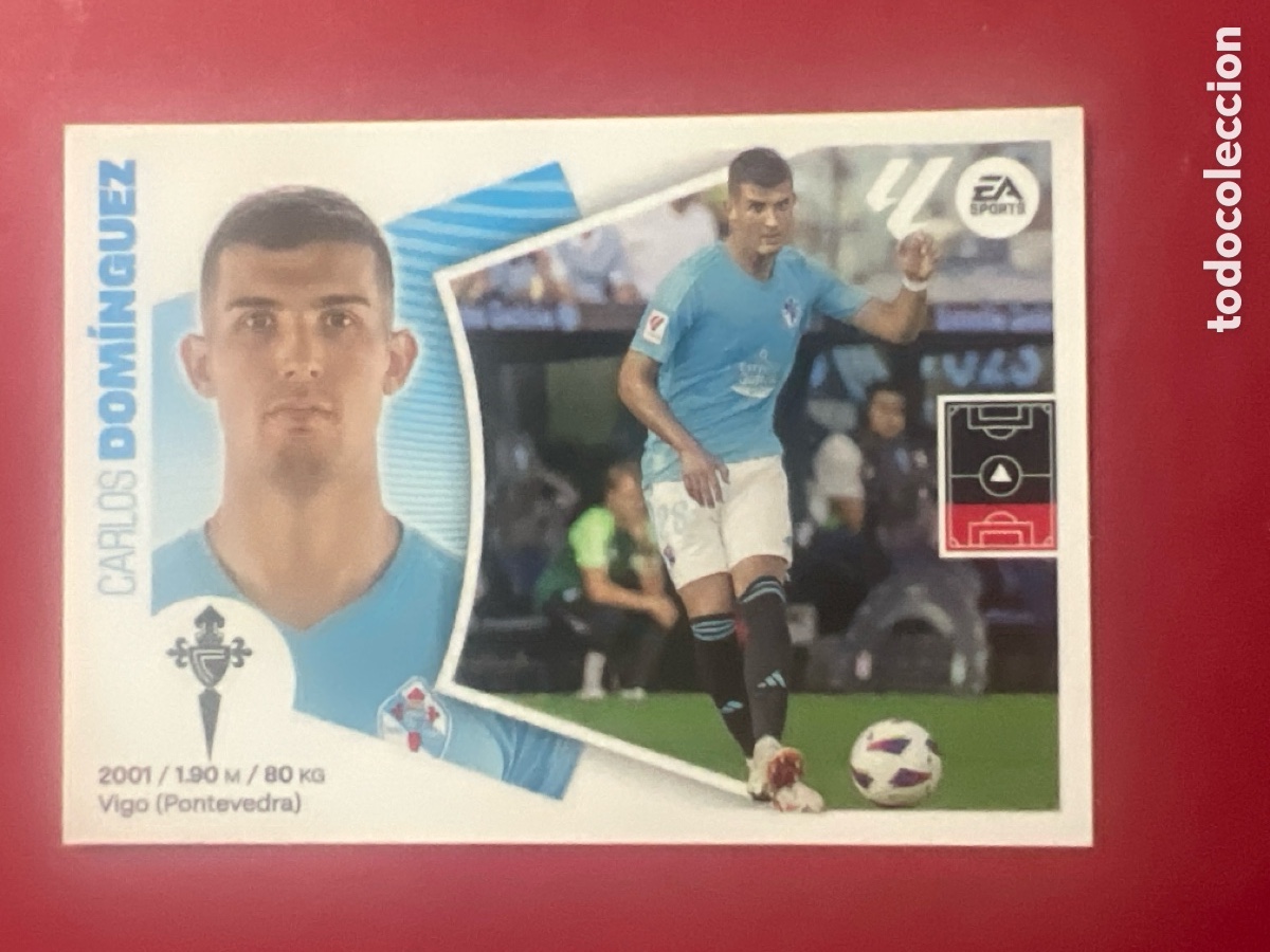 Figurine di Calcio: E1507. 8 Carlos Dom&iacute;nguez, RC Celta de Vigo, Panini Ediciones Liga Este 2024 2025 24 25