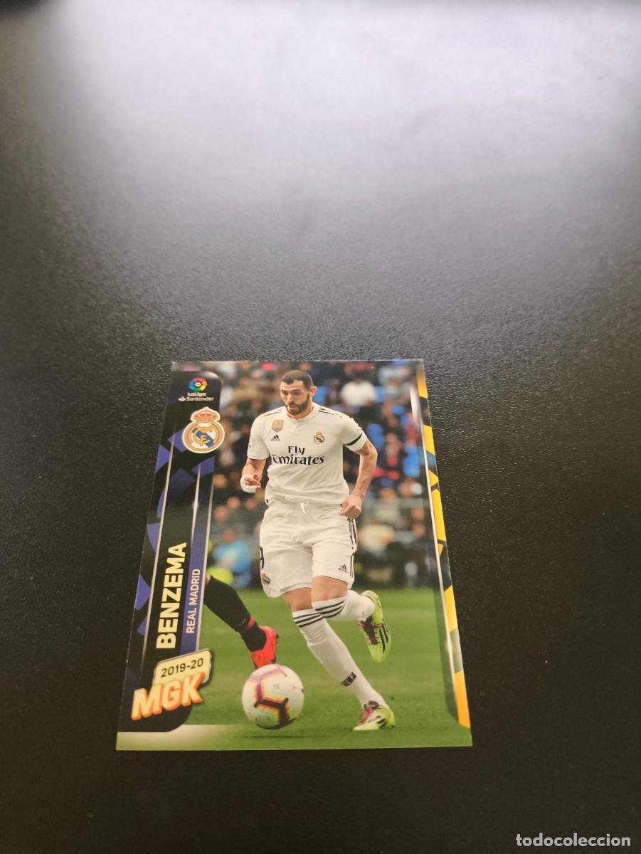 Cromos de f&uacute;tbol: 233 Karim Benzema REAL MADRID PANINI LIGA MECRACRACKS MGK 2019 2020 19 20 NO ESTE