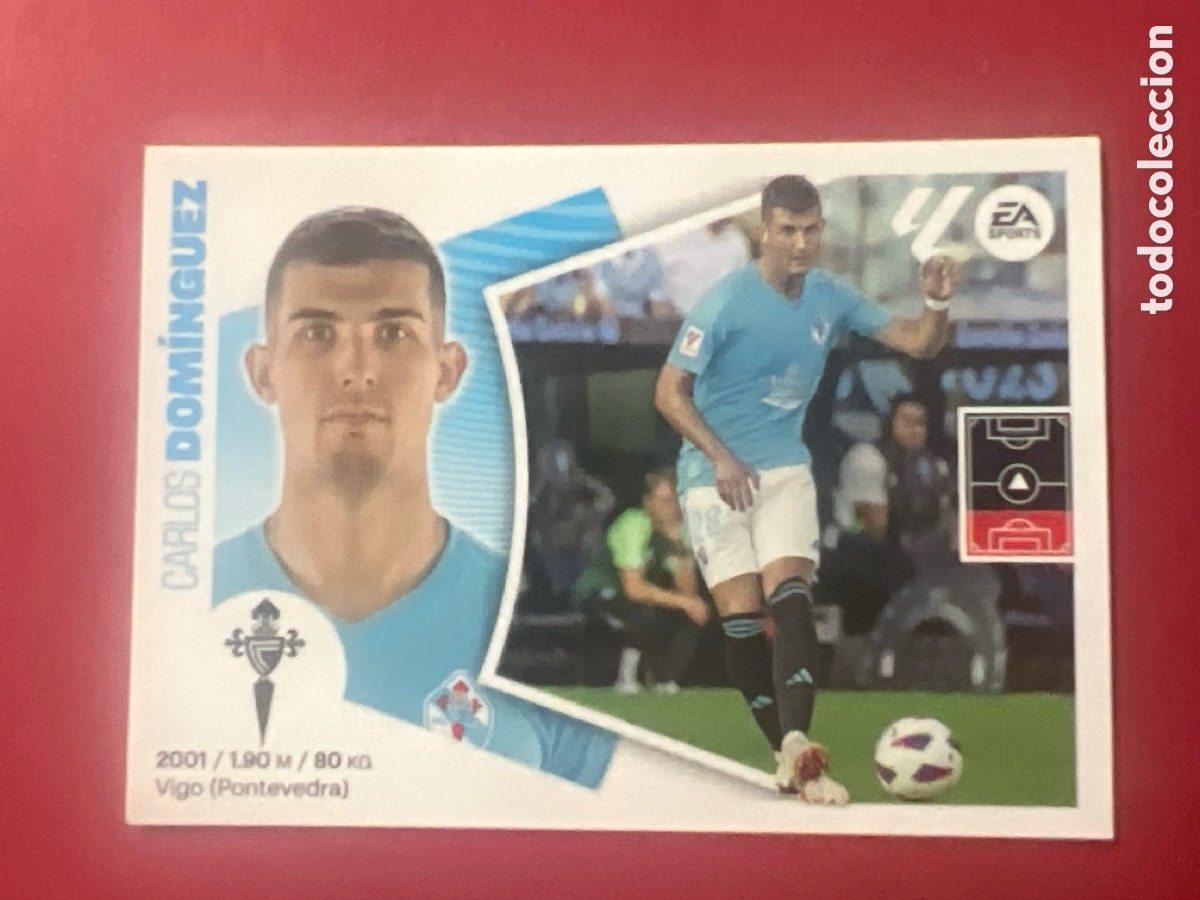 Cromos de f&uacute;tbol: E1508. 8 Carlos Dom&iacute;nguez, RC Celta de Vigo, Panini Ediciones Liga Este 2024 2025 24 25