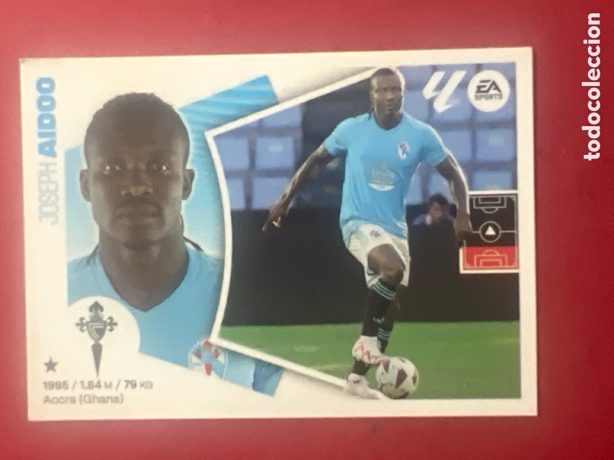 Cromos de f&uacute;tbol: E1509. 6B AIDOO REAL CLUB CELTA LIGA ESTE 2024 2025 PANINI 24 25